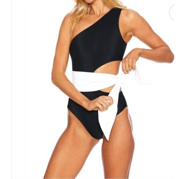 ✨ BEACH RIOT “Carlie” One-Shoulder Cutout Swimsuit – Size S – Made in USA - Picture 10 of 16
